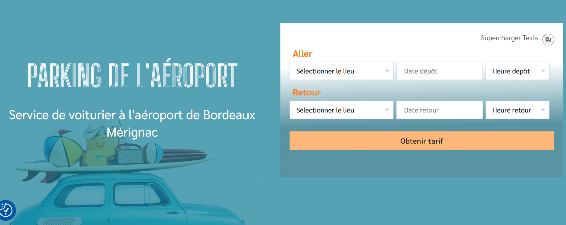 website airport parking