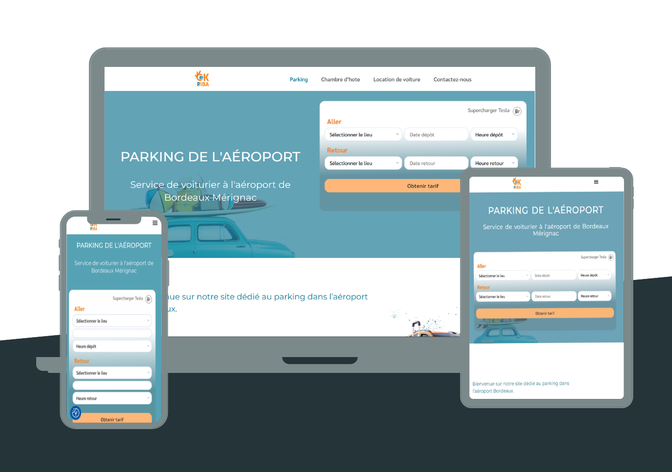Boutique en ligne pour parking de l'aéroport à Bordeaux Boutique en ligne pour parking de l'aéroport